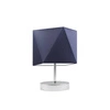 Lampa Pasadena stínidlo tmavě modré stojan chrom