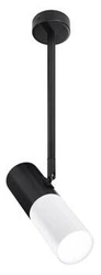 Závěsná lampa Tuba 1x15W GU10 6,8/19,5 bílá+černá