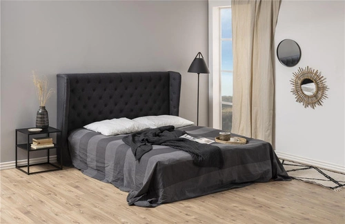 Noční stolek s policí Newton černý