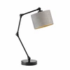 Lampa ASMARA VELUR GOLD černá šedá
