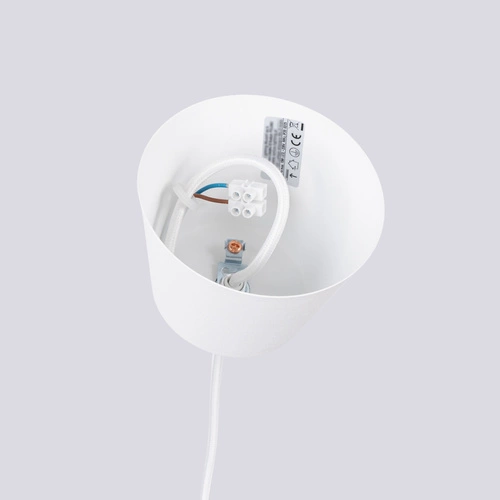 Závěsné svítidlo BILO bílé moderní kovové do obýváku kuchyně ložnice 35 cm