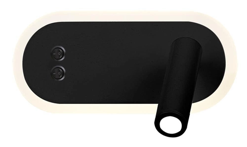 LED nástěnné svítidlo Miracle černá matná moderní s nastavitelným ramenem do ložnice a obýváku CANDELLUX