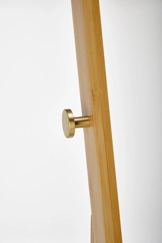 Intesi Boho bambusový stojanový věšák do předsíně s ratanovou policí přírodní 168 cm