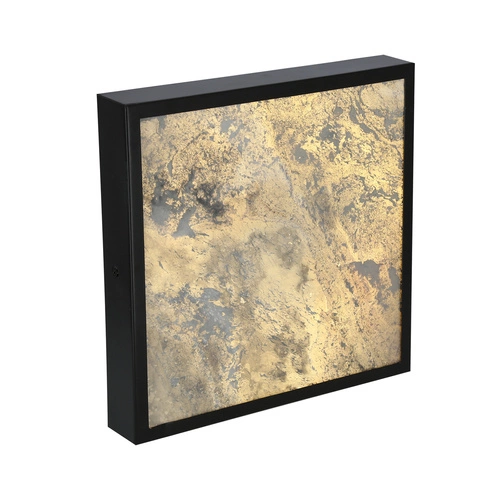 LED stropní svítidlo Luxan černé čtvercové 29x29 rustikální do obýváku a kuchyně CANDELLUX