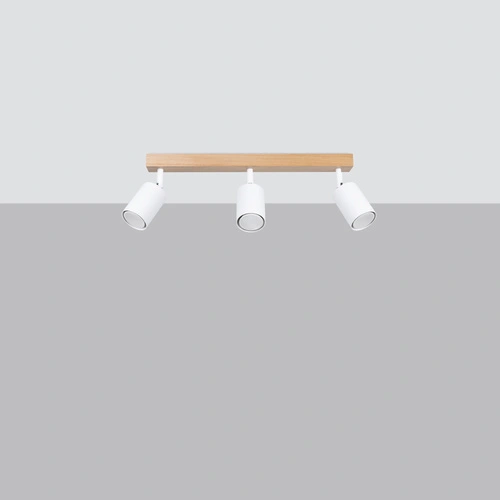 Moderní stropní svítidlo VERDO 3L bílý kovový s nastavitelnými rameny do obýváku a kuchyně SOLLUX LIGHTING