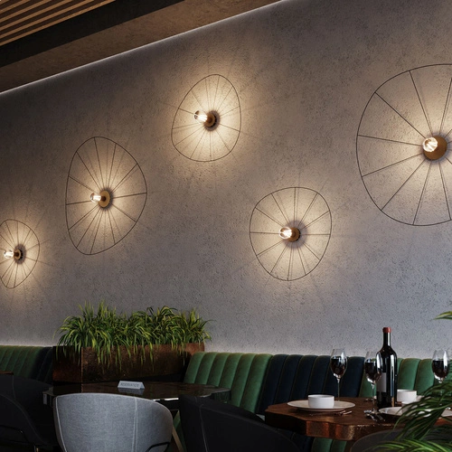 Nástěnné svítidlo ESKOLA 110 černé moderní kovové do obývacího pokoje a ložnice Thoro 110 cm