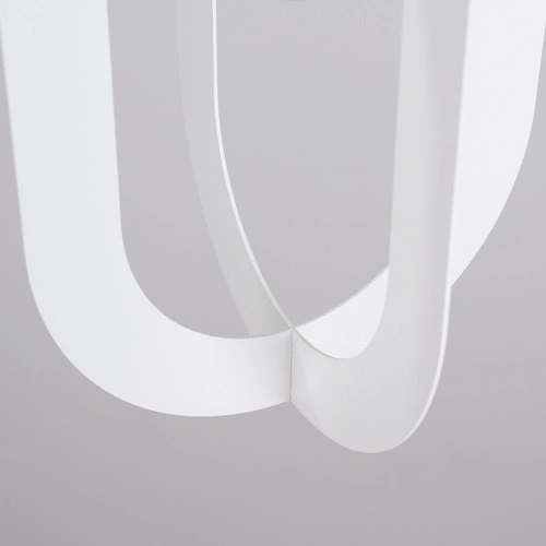 Moderní závěsné svítidlo NICUS 3P bílé do obýváku a jídelny trojité kovové