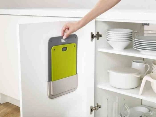 Sada 2 plastových krájecích prkének DoorStore Chop Joseph Joseph šedá do kuchyně