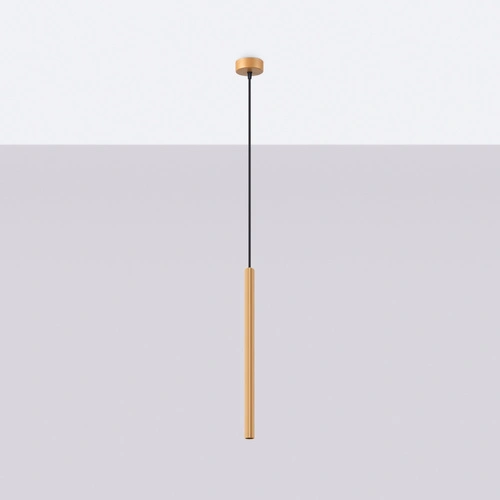 Moderní závěsné zlaté svítidlo ARCHE 1 s nastavitelnou výškou do obýváku, ložnice nebo jídelny