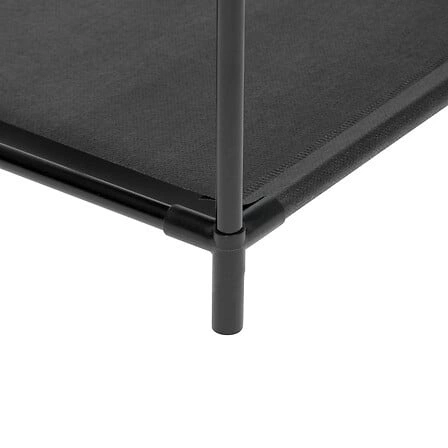 Kovový regál na hračky a knihy se 4 boxy Mix n'Modul černý 5five