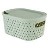 Úložný koš Tressy 2,3 l mátový polypropylen do koupelny 5five