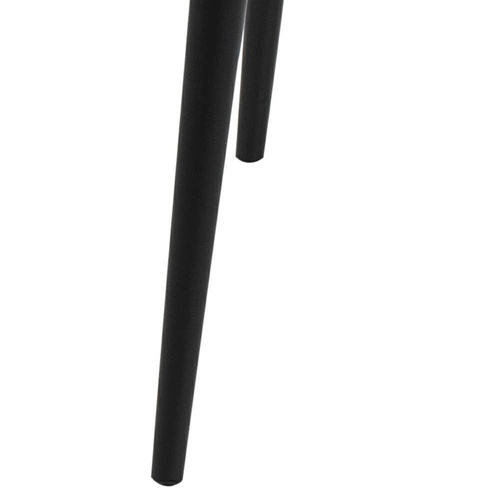 Jídelní stůl Wilma 120x80 moderní dubová deska s černými kovovými nohami