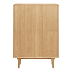 Komoda Darwin skandinávská přírodní dub 100 cm na nožičkách do obýváku