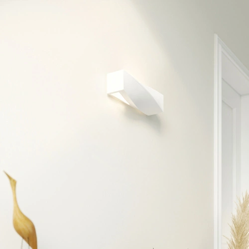 Nástěnné svítidlo SIGMA MINI Sollux bílé moderní keramické do obývacího pokoje a ložnice 35 cm