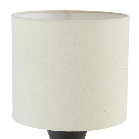 Noční lampička Yulia 40 cm černá s bílým stínidlem moderní do ložnice Atmosphera