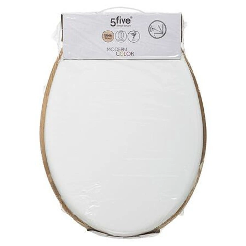 Modern pomalu klesající WC sedátko bílé z duroplastu pro moderní toalety