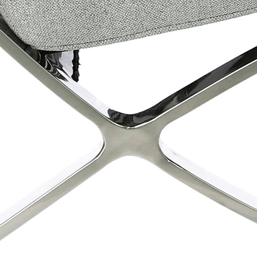 Křeslo BA1 světle šedá látka