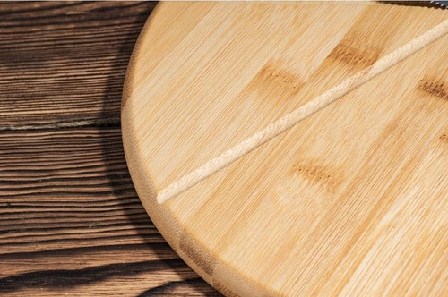 Bambusová sada na krájení pizzy