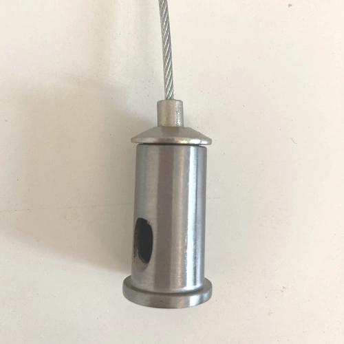 Závěsné LED svítidlo CIRCLE 80 stříbrné moderní s nastavitelnou výškou do obýváku a jídelny