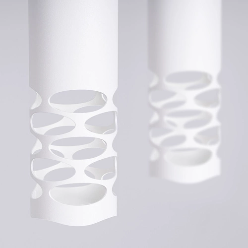 Závěsné svítidlo LIRO 2 bílá moderní kovová do obýváku kuchyně předsíně 125 cm