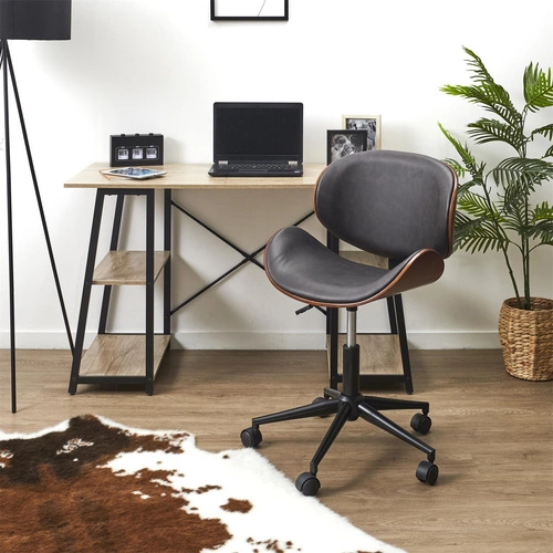 Ergonomická kancelářská židle Reno Intesi otočná na kolečkách kožená hnědá moderní do kanceláře