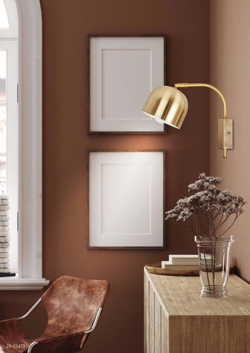 Nástěnná lampa Rupi patinovaná kovová moderní do ložnice a obýváku CANDELLUX