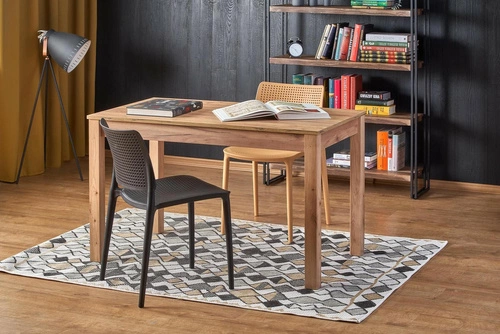 Jídelní stůl Weryks dub craft 120 cm moderní skandinávský obdélníkový Intesi