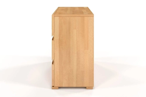 Dřevěná komoda se zásuvkami skandinávská Vestre 120 cm do obýváku a ložnice SKANDICA