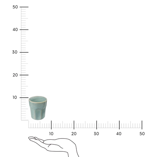 Keramický hrnek Roma 300 ml zelený moderní na kávu a čaj do kuchyně 5five