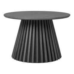 House Nordic Osaka kulatý konferenční stolek 70 cm černý do obývacího pokoje