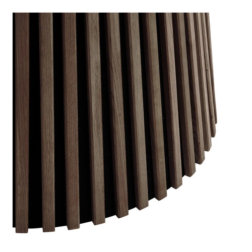 Kulatý jídelní stůl Osaka 140 cm dub kouřový moderní na jedné noze House Nordic