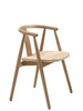 Dřevěná jídelní židle Relate s područkami dub boho