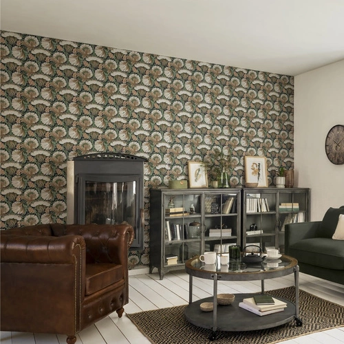 Kožené křeslo Chester do obýváku a pracovny hnědé vintage s područkami Atmosphera