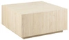 Konferenční stolek Dice 90x90 cm čtvercový béžový travertin moderní do obýváku Actona