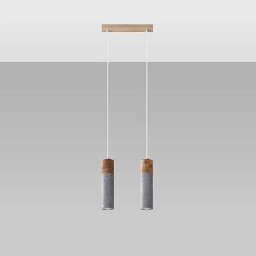 ZANE 2 šedá závěsná lampa