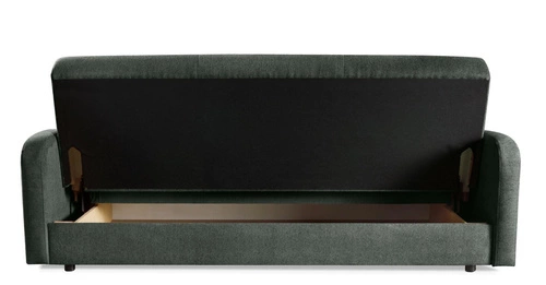 Rozkládací trojmístná pohovka Corsica s úložným prostorem a funkcí spaní šedá do obýváku