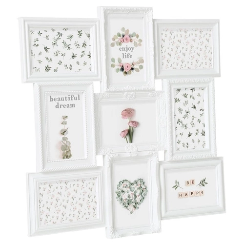 Fotorámeček Suzy 9 fotografií bílý