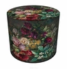 Kulatý taburet Peony Intesi moderní čalouněný multicolor do obýváku nebo ložnice 40 cm