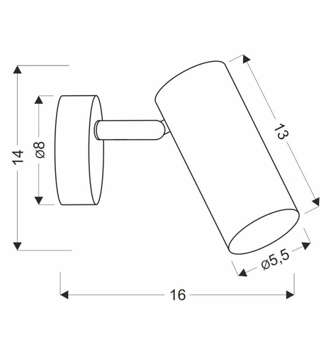 Nástěnné svítidlo Colly bílé moderní LED nastavitelné do ložnice obýváku kuchyně jídelny