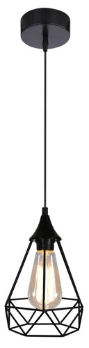 Závěsná lampa Sk.af 1x60W E27 černá