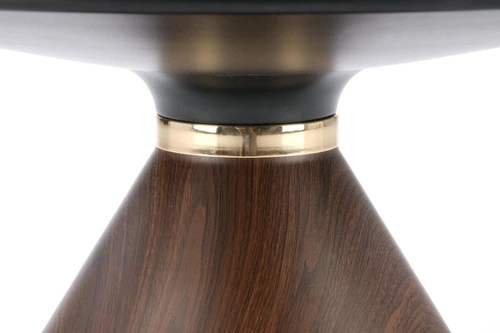 Konferenční stolek Suli kulatý bílý mramor moderní glamour do obýváku 70 cm Intesi