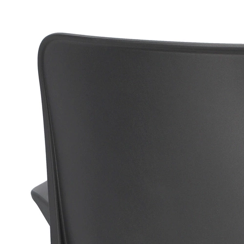 Zahradní židle Ginevra SCAB Design antracitová s područkami, stohovatelná, moderní