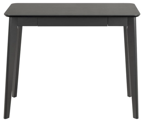Psací stůl Roxby černý moderní se zásuvkou do pracovny a kanceláře, skandinávský styl 100x50 cm