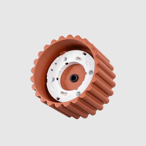 Stropní svítidlo kulaté AURA 1 červené moderní do obýváku kuchyně jídelny 10 cm