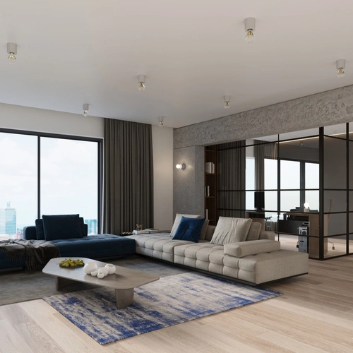 Nástěnné svítidlo Salgado moderní betonové šedé do obýváku a ložnice Sollux Lighting