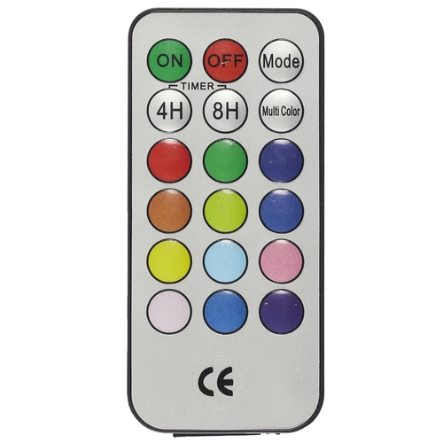 Závěsná žárovka vícebarevná černá