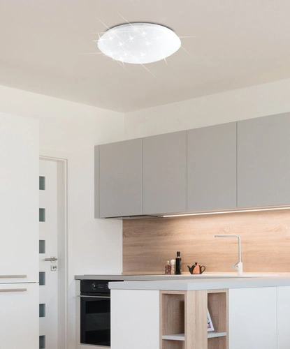 Stropní LED svítidlo Magnus bílé kulaté 49 cm moderní do obýváku a kuchyně
