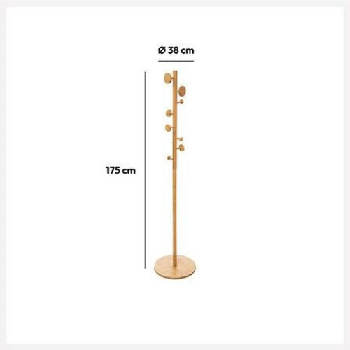 Bambusový stojanový věšák do předsíně 8 háčků přírodní 5five simply smart Bambou