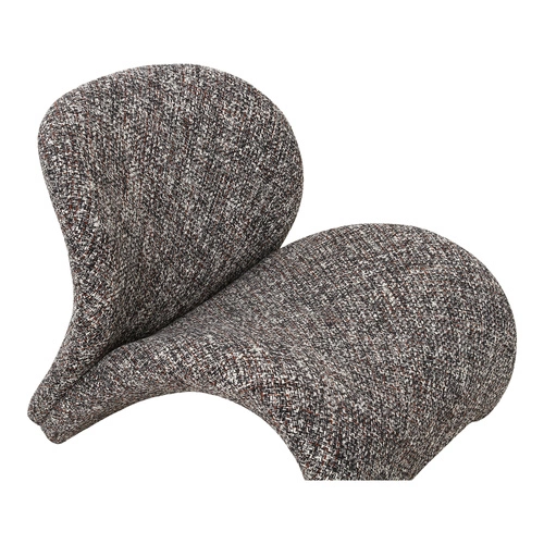 Relaxační křeslo Sofia hnědé do obýváku moderní skandinávský čalouněný Intesi