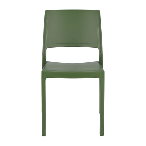 Zahradní židle Kate zelená z plastu SCAB Design, stohovatelná, snadné čištění